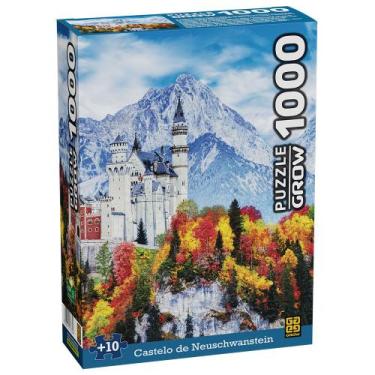 Imagem de Puzzle 1000 Peças Castelo De Neuschwanstein - Grow