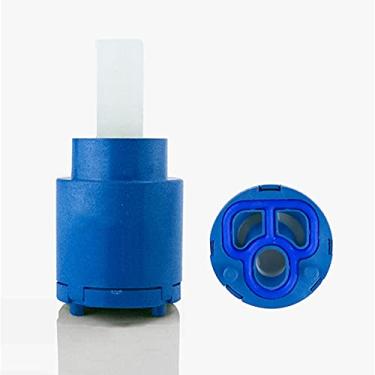 Imagem de Cartucho de torneira misturadora de substituição de cartucho de disco de cerâmica, torneira interna quente e fria, válvula de pia de banheiro para torneira de cozinha de banheiro