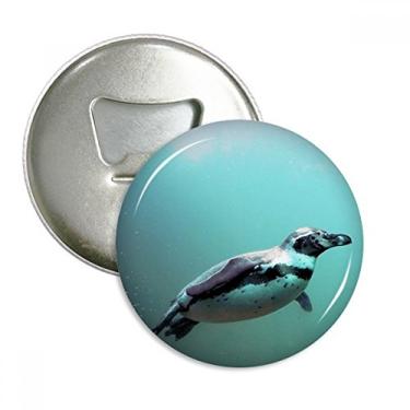 Imagem de Emblema multifuncional com emblema de ímã de geladeira e estampa de pinguim da Antártida do Mar