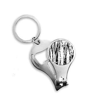 Imagem de Escova vertical linha textura alicate anel chaveiro abridor de garrafa cortador