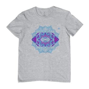 Imagem de Camiseta Masculina - Administração Rosa Mandala Azul - Duckbill