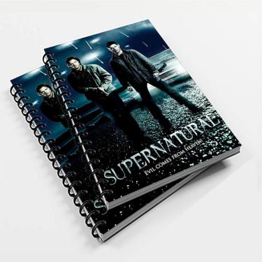Imagem de Caderno Universitário 96 Fls Serie Supernatural