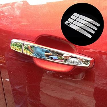 Imagem de JIERS Para Chevrolet Cruze Malibu Trax Aveo Captiva Epica Sonic, tampa cromada para maçaneta de porta