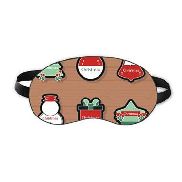 Imagem de Símbolo de Natal Natal Desenho Ícone Sono Eye Shield Soft Night Blinfold Shade Cover
