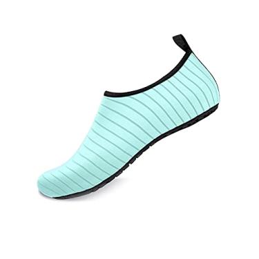 Imagem de Jueshanzj Sapatos de natação de verão com sola fina e sola descalço, pele aderente ao r...