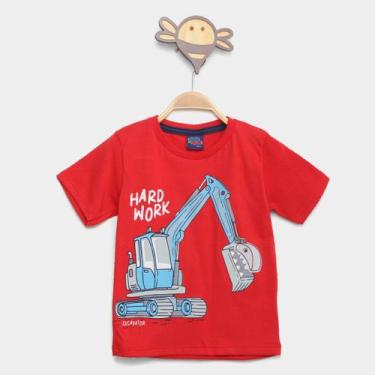 Imagem de Camiseta Infantil Kiko &Kika Hard Work Masculina