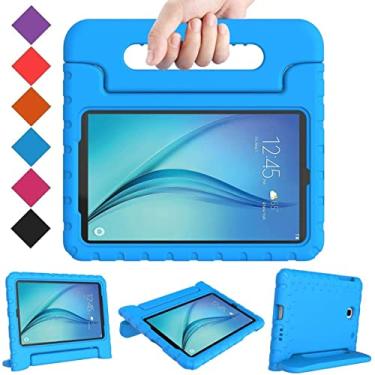 Imagem de Capa Infantil Maleta Compatível Para Samsung Galaxy Tab A 8.0'' P350 P355 T350 T355 2015 AZUL. EVA, Emborrachada, Leve