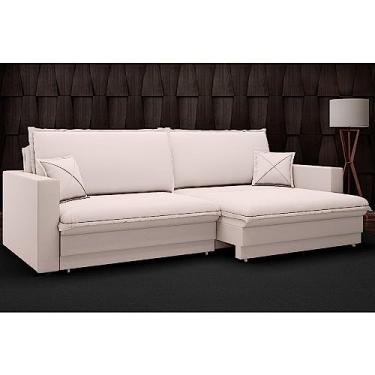 Imagem de Sofá sem caixa Retrátil e Reclinável Tango Areia 1,80m