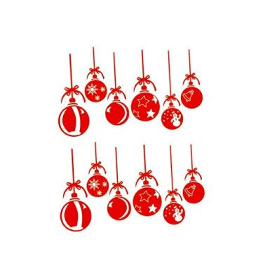 Imagem de NOLITOY 2 Pçs Adesivos De Parede Removíveis Adesivos De Vinil Decalques De Natal Adesivo De Porta Decoração Adesivos De Porta De Natal Adesivo De Porta De Vidro Adesivo De Casa Decalques