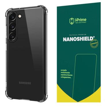 Imagem de Kit Capa Para Galaxy S23 Plus Anti Impacto + Película Hprime