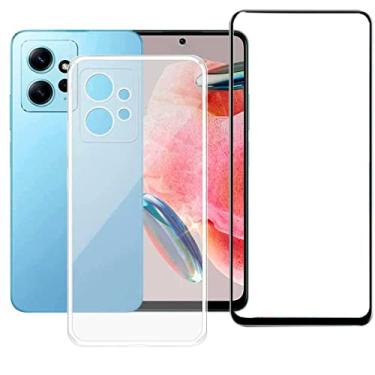 Imagem de Capa Capinha Rígida para Redmi Note 12 4G + Película 3d Vidro Temperado