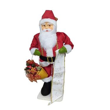 Imagem de Boneco Natal Papai Noel Pergaminho 90cm