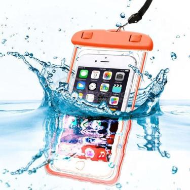 Imagem de Capa Bolsa A Prova Dágua Impermeável Universal Para Laranja