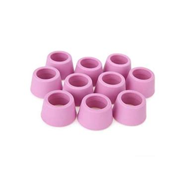 Imagem de Qiang Han 10 peças inversor DC Air Plasma Cutter AG-60 tocha de corte/cabeça de arma consumível CUT40/50/60A copos Shiled