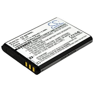 Imagem de VXJJ Bateria de substituição de 550mAh/3,7V para SVP GBLi885-7, NV1 CyberSnap-901, CyberSnap-LS, DC-12V, DC-12V-2, DC-12VX, HDDV-1500, XTHINN-12V, XTHINN-12VX, XTHINN-12VXB, XTHINN-590