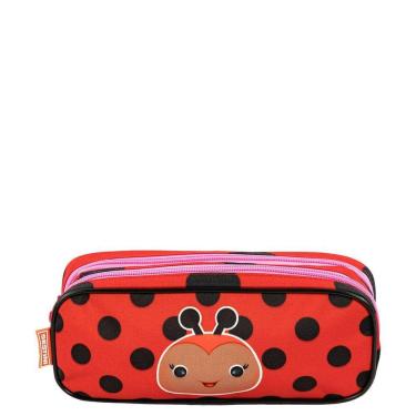 Imagem de Estojo 2 Comp Sestini Kids Joaninha - Poliéster Colorido