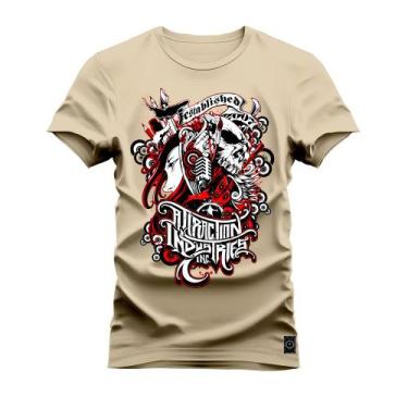 Imagem de Camiseta Casual Malha Confortável Estampada Rock Festable - Nexstar
