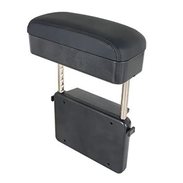 Imagem de labwork Apoio de braço para console central de carro universal estojo de armazenamento descanso de braço apoio de cotovelo e antebraço apoio de pulso altura ajustável almofadas confortáveis com linha