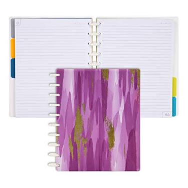 Imagem de Cadernos Talia com encadernação em disco (xLuxe roxo, tamanho médio (19 cm x 25 cm)