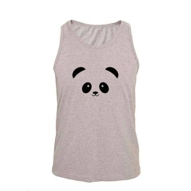 Imagem de Regata Masculina Algodão Panda 2 Estampada Verão Moderna