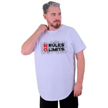 Imagem de Camiseta Longline Masculina MXD Conceito PLUS SIZE No Rule No Limits-Masculino