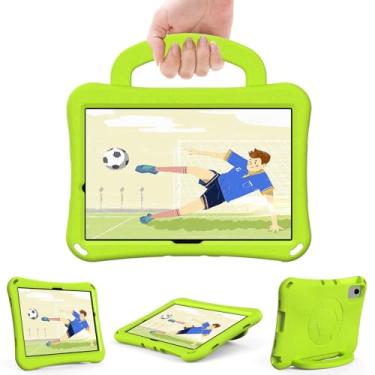 Imagem de Dteck Capa para tablet Samsung Galaxy Tab A9 Plus versão 2023 de 11 polegadas, modelo SM-X210/X215/X216 - [futebol fofo] capa resistente à prova de choque para crianças, capa traseira com alça