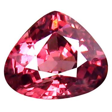 Imagem de Pedra preciosa solta natural de pera rosa não aquecida 1,00 ct AAA+ grau (6 x 7 mm)