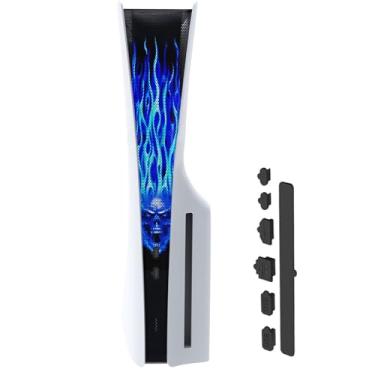 Imagem de Malha de cobertura contra poeira com plugue contra poeira para PS5 Slim, barreira de radiador PS5 Slim, filtro de poeira para pêlos de animais de estimação, acessórios para PS5 Slim (PVC-A)