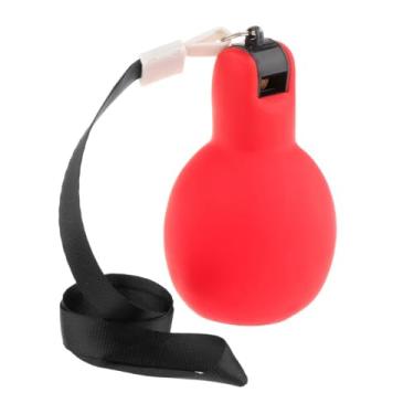 Imagem de shamjina Apitos de mão treinador apitos com colhedores manual de sobrevivência apitos esportivos para acampamento futebol sobrevivência, Vermelho