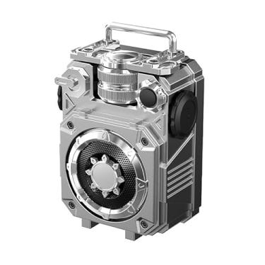 Imagem de portátil mini criativo mecânico ao ar livre alto-falantes bluetooh sem fio de som claro