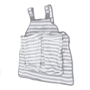 Imagem de Sling Carrier Cat Avental torácico, Pele macia amigável respirável Velo Coral Transportador de Sling Pet, Bolsa de suporte frontal Cat Saco de dormir para animais pequenos a médios