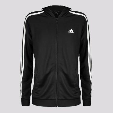 Imagem de Jaqueta Adidas Fit 3S Train Essentials Aeroready Juvenil Preta-Unissex