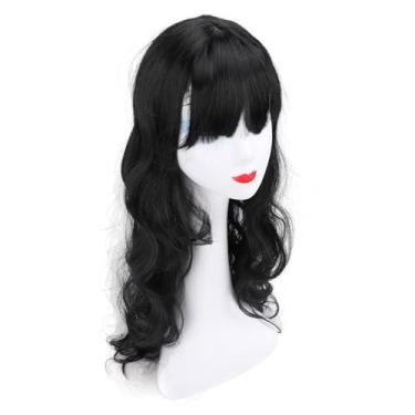 Imagem de Peruca Feminina, Peruca Longa Ondulada Com Ajuste Seguro, Textura Macia para a Vida Diária