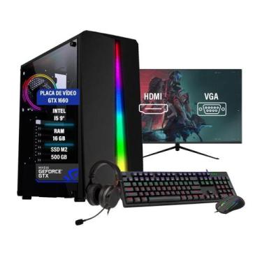 Imagem de Pc Gamer Completo I5 Gtx1660 16Gb Ssd 480Gb - Fonecar Informatica