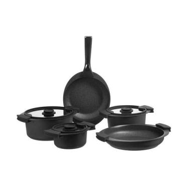 Imagem de Jogo de Panela Avant Space 5 Peças Tognana, Preto