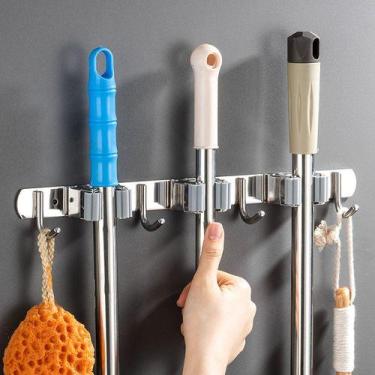 Imagem de Suporte Vassoura Organizador De Ambiente Suporte Parede - oem