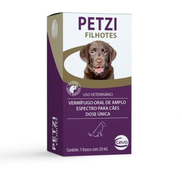 Imagem de Vermífugo Ceva Petzi Plus Suspensão 20ml para Cães