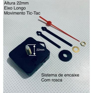 Imagem de 10 Mecanismos de relógio para parede com sistema encaixe com rosca e a
