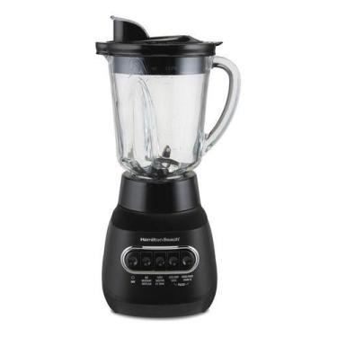 Imagem de Liquidificador Power Elite Jarra Vidro 127v - Hamilton Beach, Preto, 1