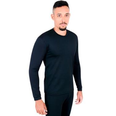 Imagem de Blusa Segunda Pele Térmica Masculina Inverno Extremo Neve Viagem Moto 