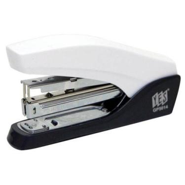 Imagem de Grampeador Médio Light Force YES Branco 24/6 26/6 Mola Resistente Retr
