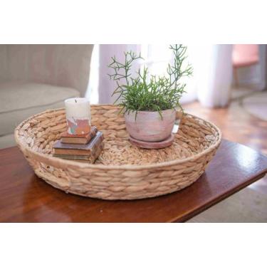 Imagem de Bandeja Fibra Natural Jacinto de Água 45X8Cm Rafimex