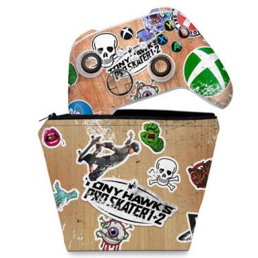 Imagem de Capa Case e Skin Compatível Xbox Series S X Controle - Tony Hawk's Pro