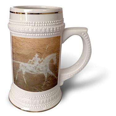 Imagem de 3dRose Pictograph, Canyon DeChelly NP, Native American-US32 AWY0013-Angel Wynn Caneca, 530 ml, 623 g, Caneca branca