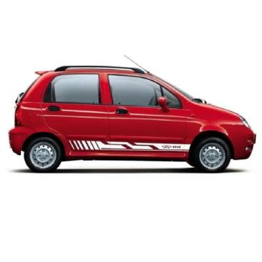 Imagem de Adesivo Lateral Chery Qq Cq3 Kit Faixa Colante Fita Tuning - Srt Wolf 