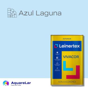 Imagem de Vivacor Acrílica Leinertex Fosco 18L, AZUL LAGUNA