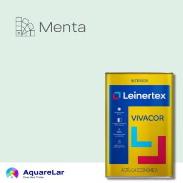 Imagem de Vivacor Acrílica Leinertex Fosco 18L, MENTA