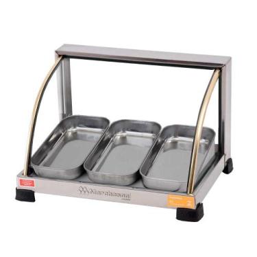Imagem de Estufa para Salgados 3 Bandejas Linha Ouro Marchesoni, 110V