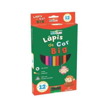 Imagem de Lápis de Cor Big 17,5cm 12 Cores com Apontador Leo e Leo - Leonora - L