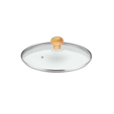 Imagem de Tampa Redonda de Vidro Temperado de 27 Cm Para Chapa Disco de Arado Mk